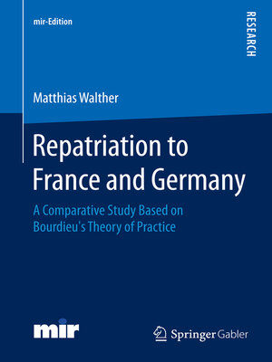 cover image of Repatriation to France and Germany